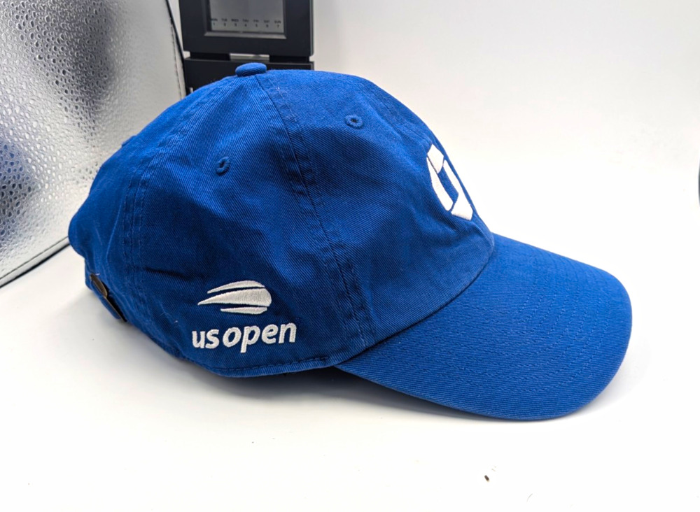 Chase US Open Tennis Blue Adjustable Strapback Cap Hat, One Size